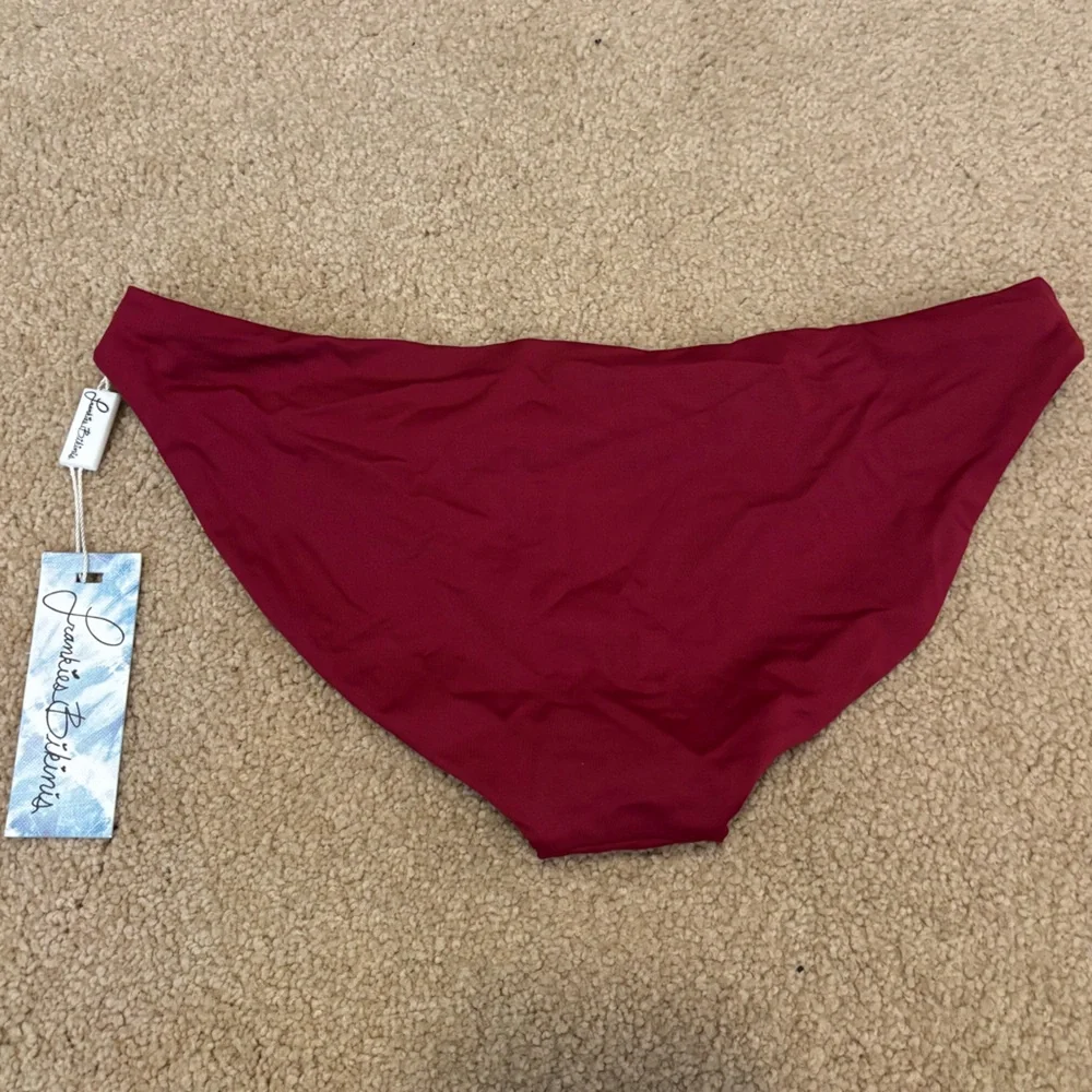 Frankie’s Bikinis Charlie Bottom Classic in Maroon